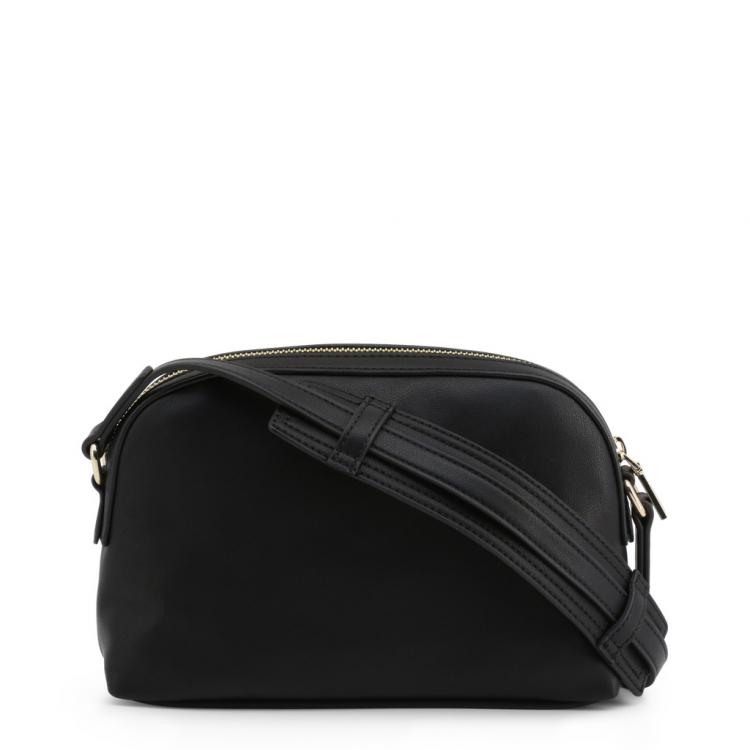 مملوكة مسبقًا Love Moschino Black Faux Leather Applique Crossbody Bag