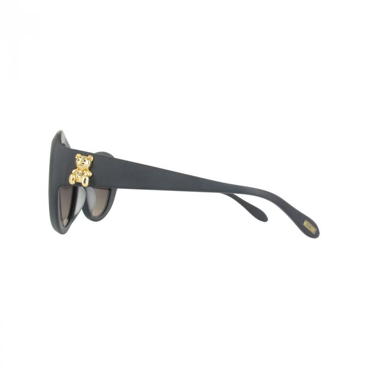 Pre Owned Moschino Brown MO857S Cat Eye Sunglasses