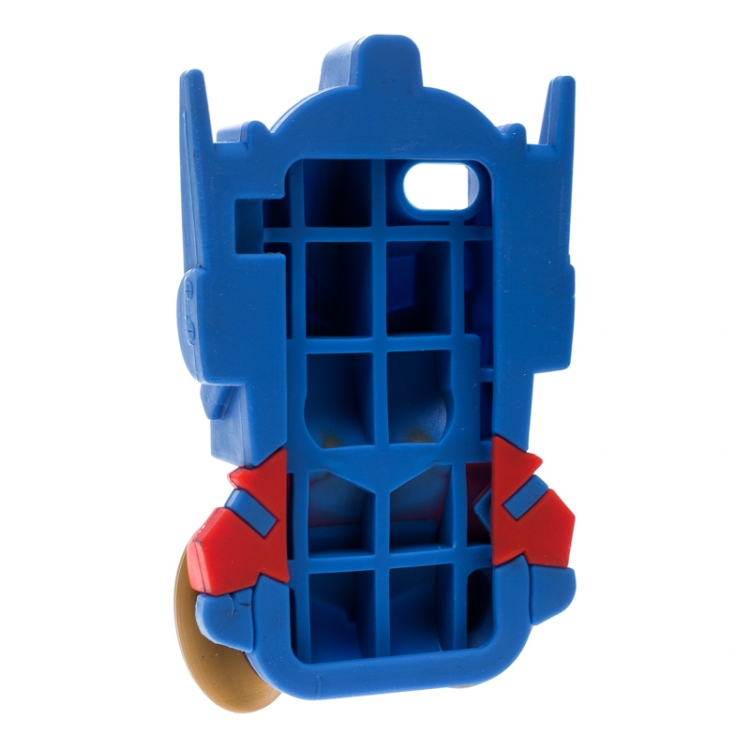 Pre Owned Moschino Blue Rubber Transformer Bear iPhone 7 Case