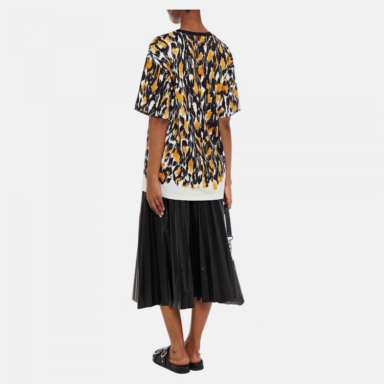 Pre Owned Moschino Cotton Short Sleeved Top S