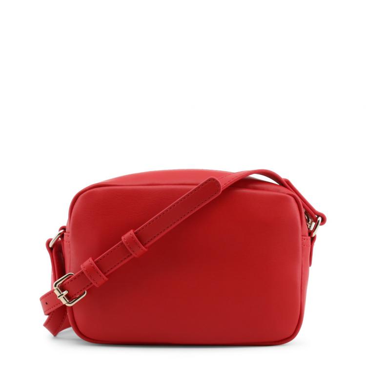 Pre Owned Love Moschino Red Leather LOVE Crossbody Bag