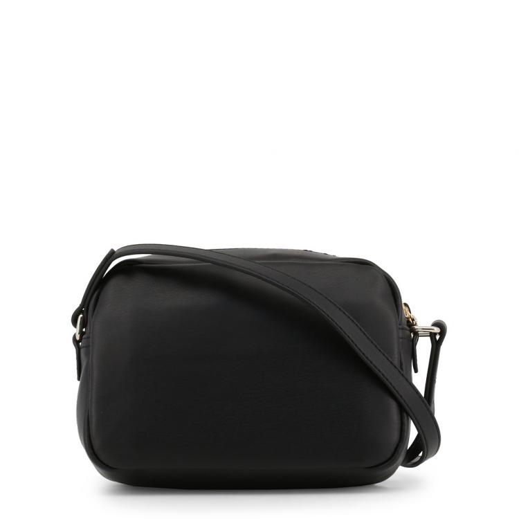مملوكة مسبقًا Love Moschino Black Leather LOVE Crossbody Bag