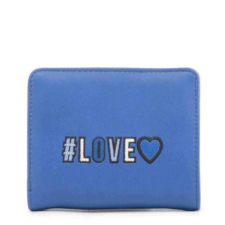 مملوكة مسبقًا Love Moschino Blue Faux Leather Coin Purse
