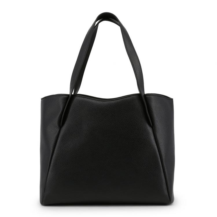 Pre Owned Love Moschino Black Faux Leather Tote