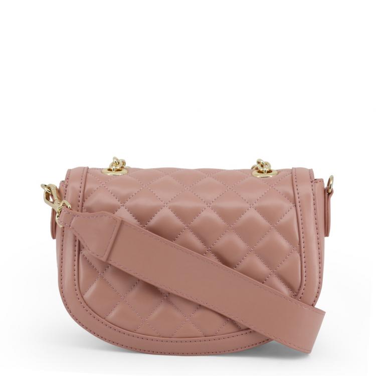 مملوكة مسبقًا Love Moschino Pink Quilted Faux Leather Crossbody Bag