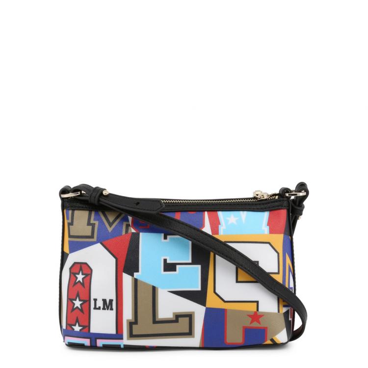 مملوكة مسبقًا Love Moschino Multicolor Printed Faux Leather Crossbody Bag