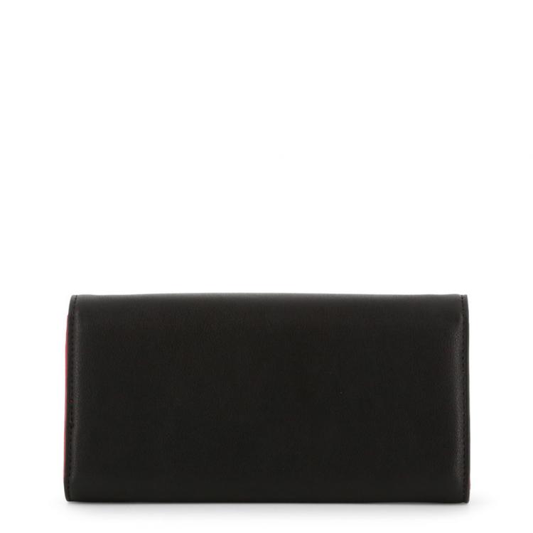 مملوكة مسبقًا Love Moschino Black Faux Leather WOC Clutch Bag 