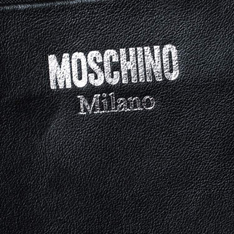 Pre Owned Moschino Multicolor Eyes Collection Print Nylon Backpack