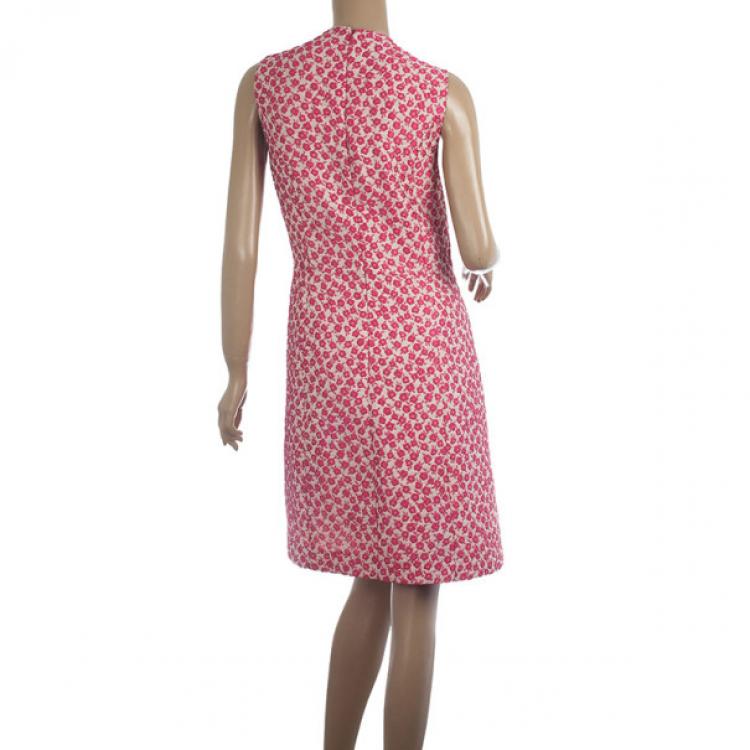 Pre Owned Moschino Cheap & Chic Follow Your Heart Scoop Neck Dress L