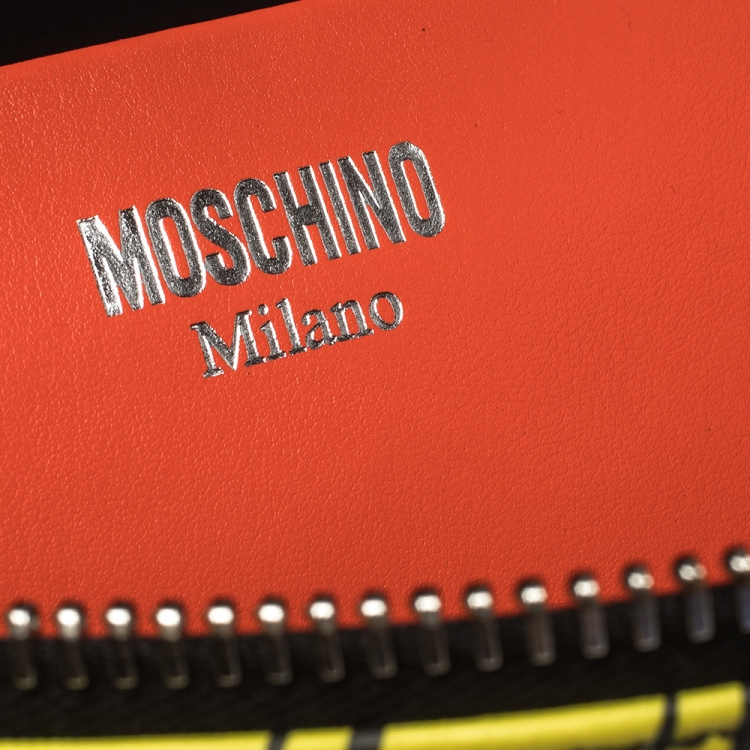 Pre Owned Moschino Multicolor Eyes PVC Capsule Backpack