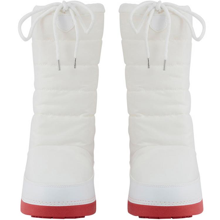 Pre Owned Love Moschino Two Tone Fabric Snow Boots Size 42