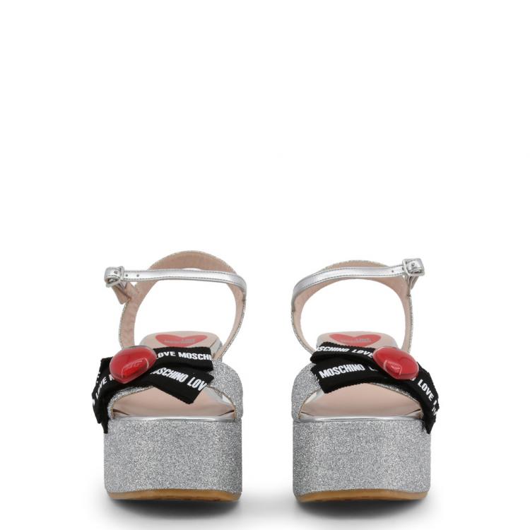love moschino platform sandals