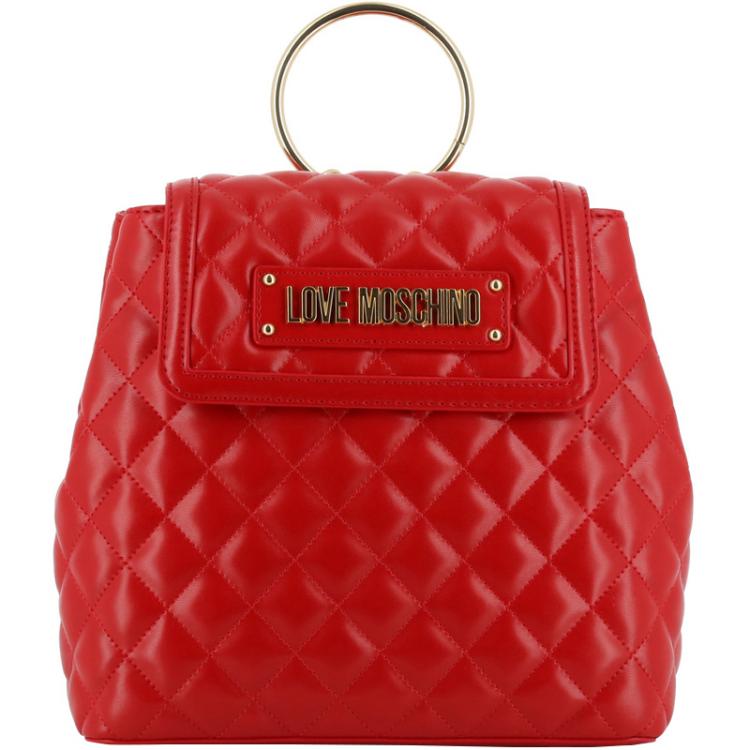 Love moschino red on sale backpack