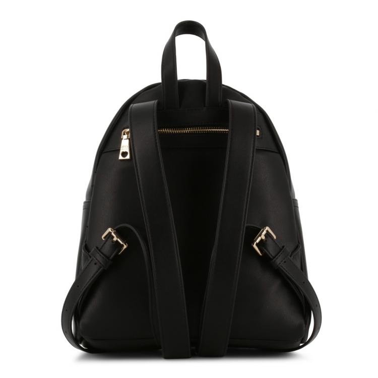 مملوكة مس�بقًا Love Moschino Black Faux Leather Chain Backpack Bag