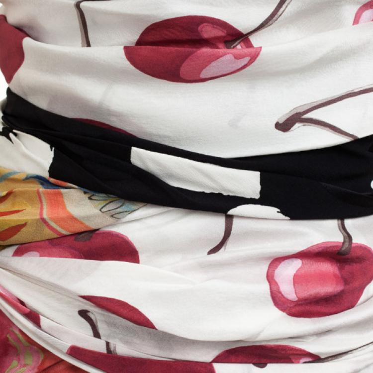 مملوكة مسبقًا Moschino Printed Spring 2010 Mini Dress