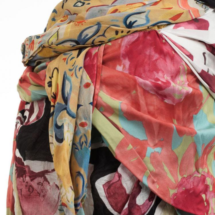 مملوكة مسبقًا Moschino Printed Spring 2010 Mini Dress