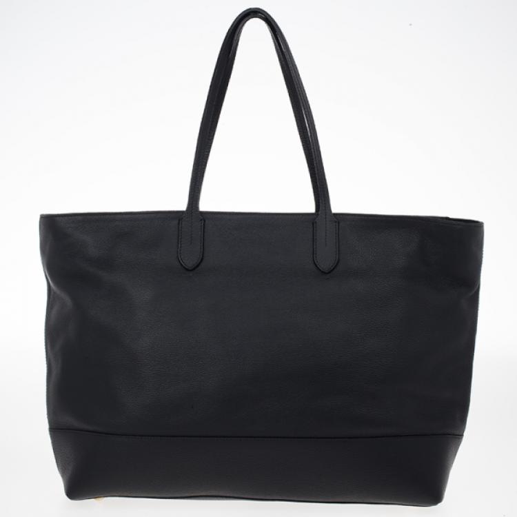Pre Owned Moschino Leather Shopper Tote