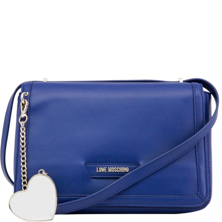 love moschino blue handbag