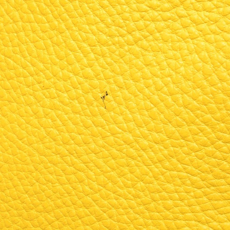 Pre Owned Moschino Yellow Leather Shopper Tote