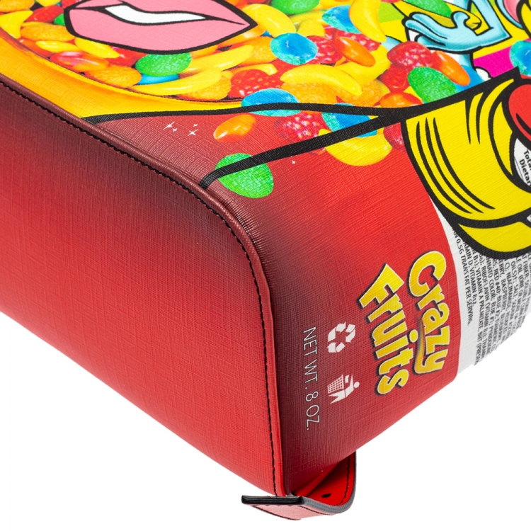 Pre Owned Moschino Multicolor Eyes PVC Capsule Backpack