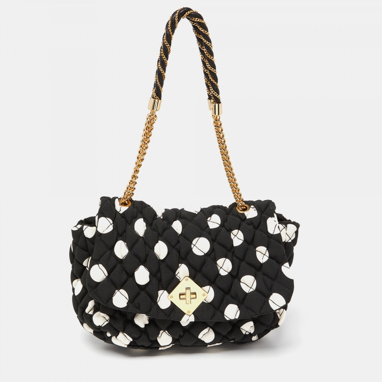 Moschino Polka Dot Bag in Black