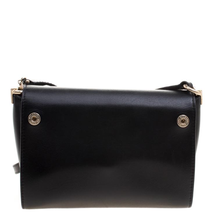 Pre Owned Mulberry Tricolor Suede and Leather Delphie Duo Flap Shoulder Bag