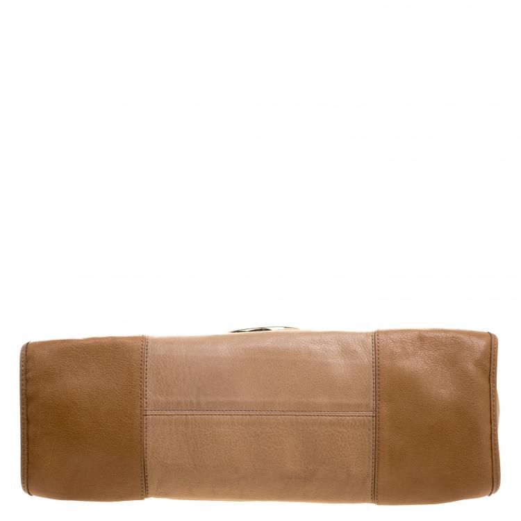 Pre Owned Mulberry Light Brown Leather Shoulder Bag