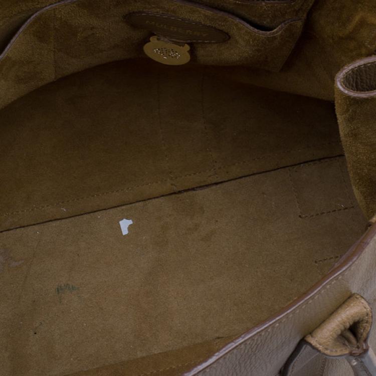 Pre Owned Mulberry Oak Brown Leather Bayswater Satchel