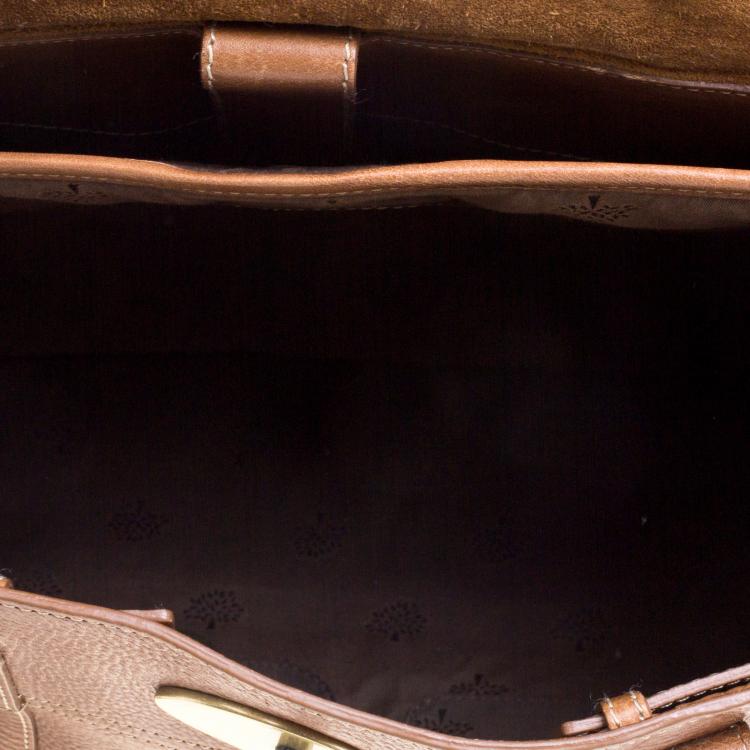 Pre Owned Mulberry Brown Leather Bayswater Satchel