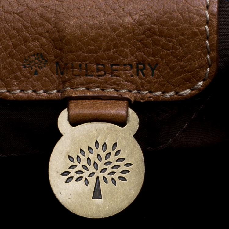 Pre Owned Mulberry Brown Leather Bayswater Satchel