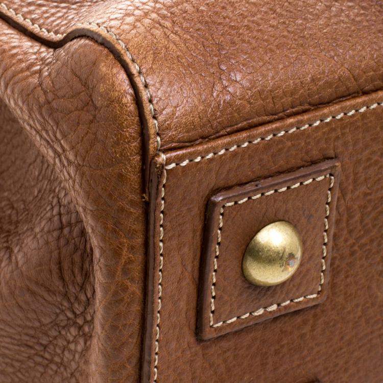 Pre Owned Mulberry Brown Leather Bayswater Satchel
