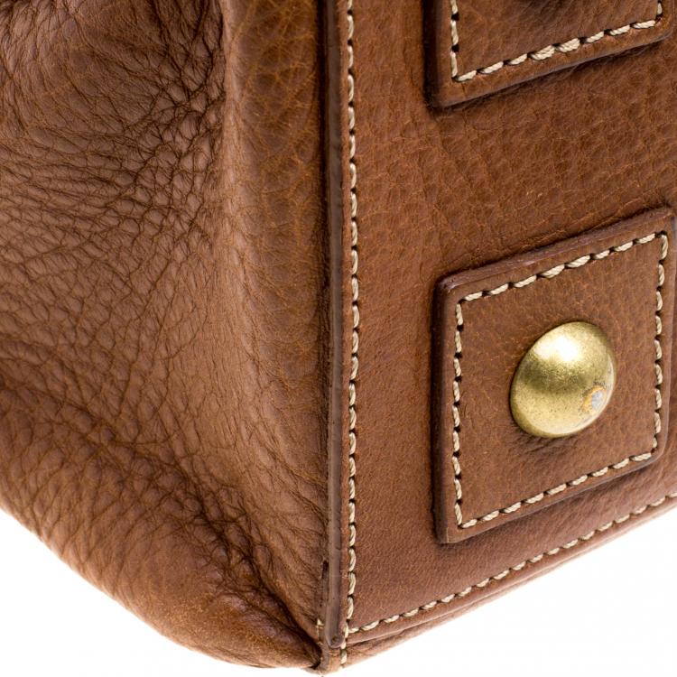 Pre Owned Mulberry Brown Leather Bayswater Satchel