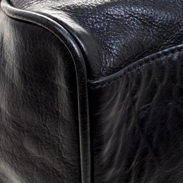 Pre Owned Mulberry Black Leather Oversized Alexa Satchel
