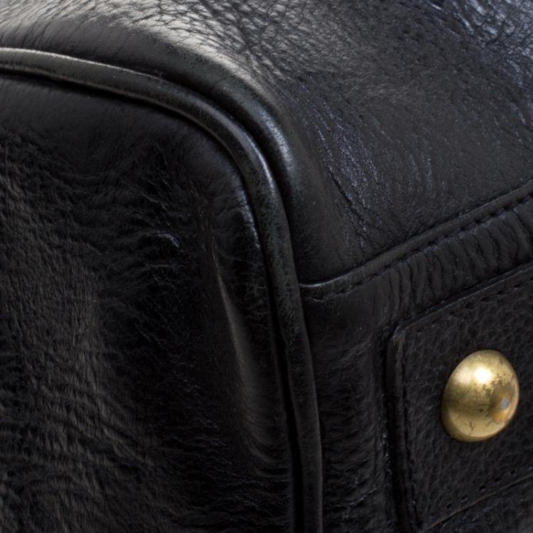 Pre Owned Mulberry Black Leather Bayswater Satchel