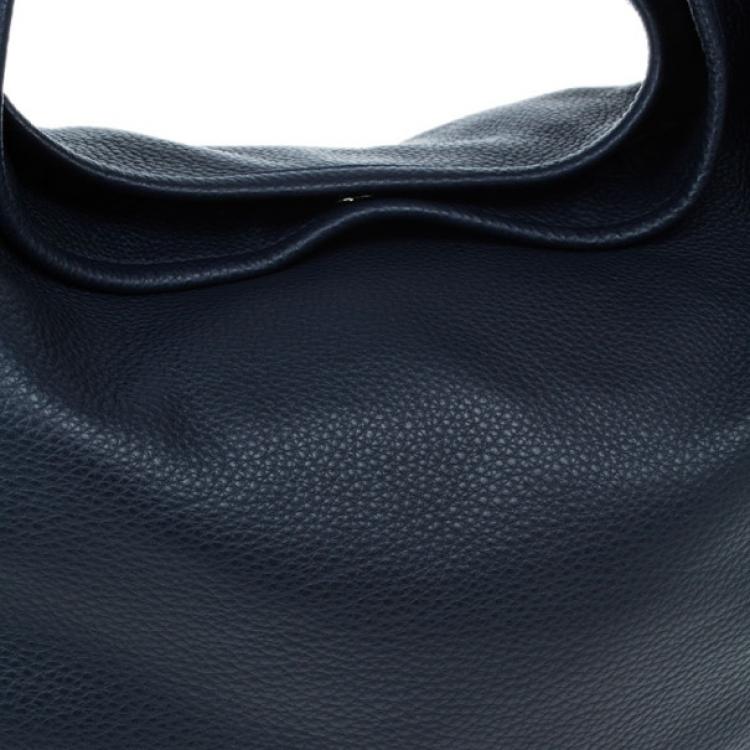 Pre Owned Mulberry Blue Leather Effie Hobo