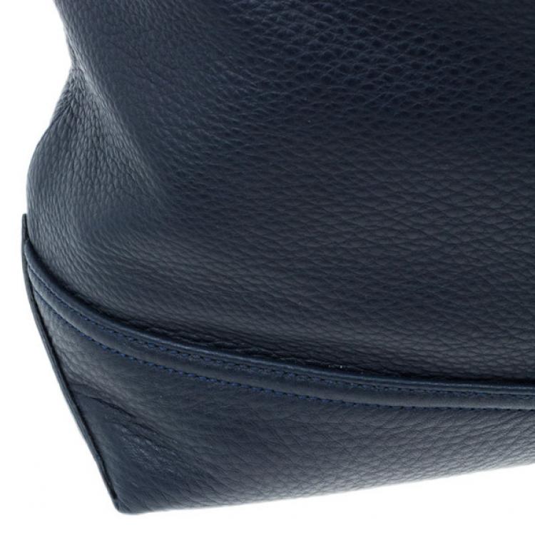 Pre Owned Mulberry Blue Leather Effie Hobo