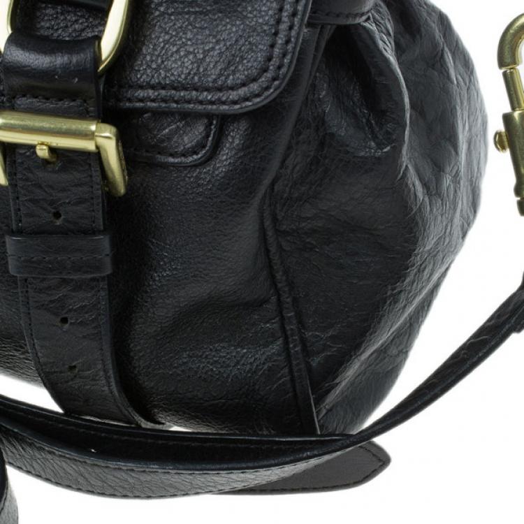 Pre Owned Mulberry Black Leather Alexa Cross Body Bag
