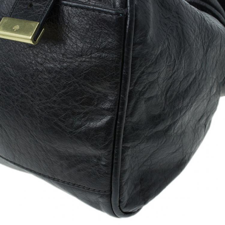 Pre Owned Mulberry Black Leather Alexa Cross Body Bag