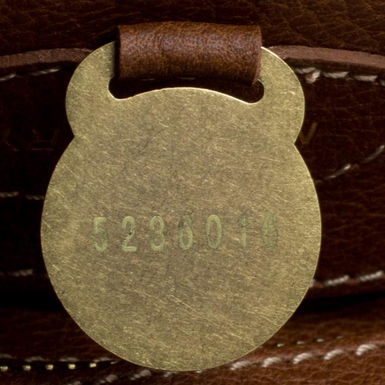 Pre Owned Mulberry Brown Leather Bayswater Satchel