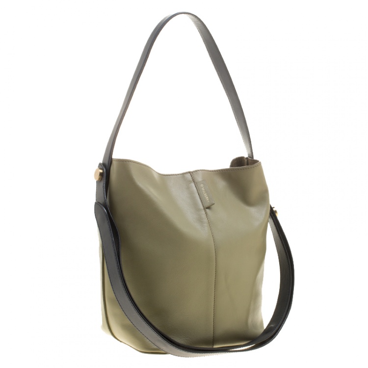 Pre Owned Mulberry Sage Green Leather Small Kite Bag
