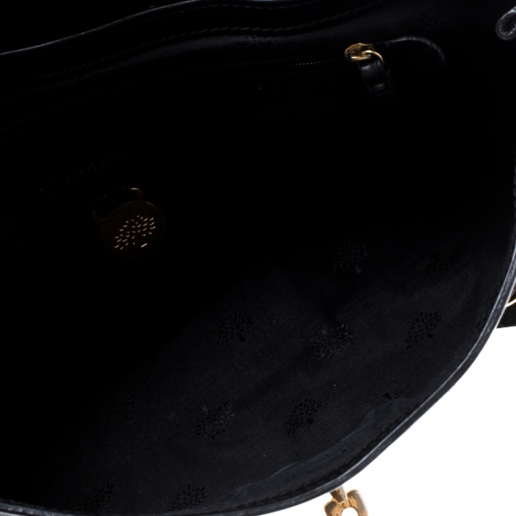 Pre Owned Mulberry Black Leather Alexa Shoulder Bag