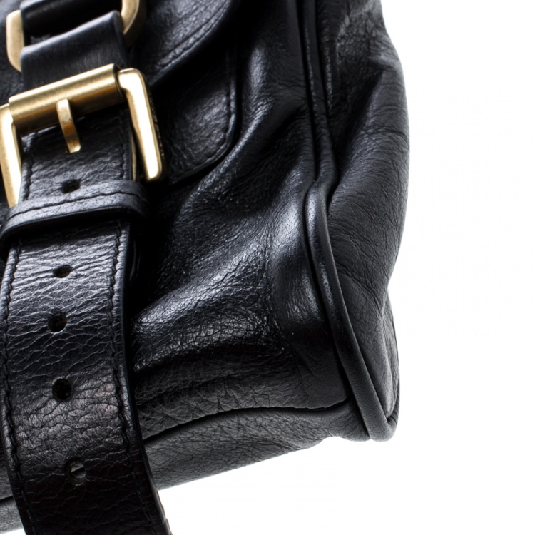 Pre Owned Mulberry Black Leather Alexa Shoulder Bag