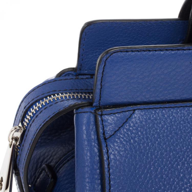 Pre Owned Mulberry Blue Leather Blenheim Shoulder Bag