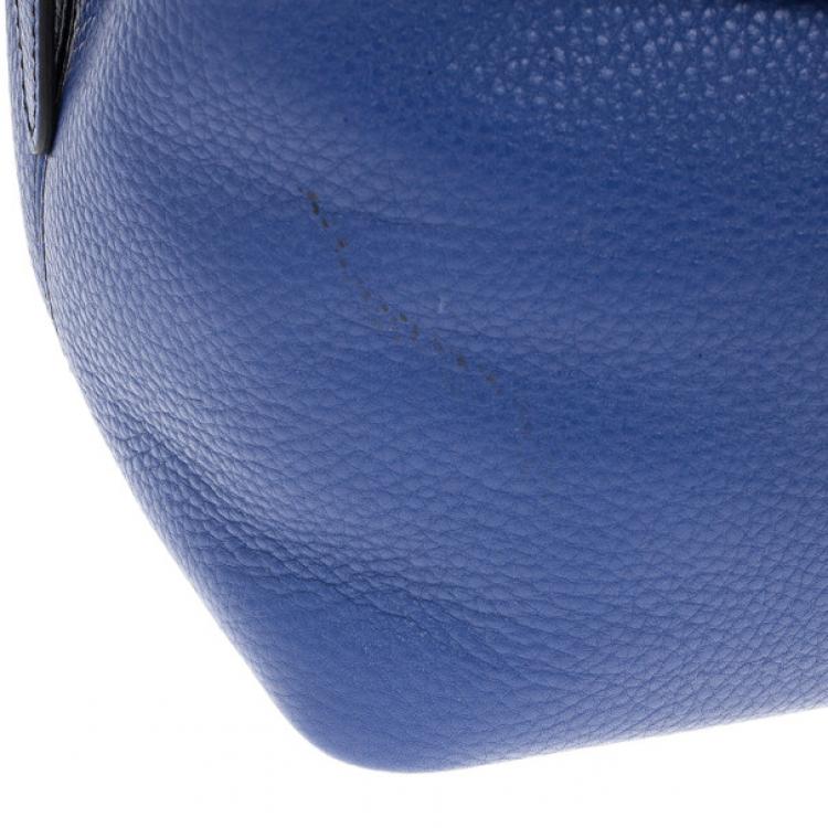 Pre Owned Mulberry Blue Leather Blenheim Shoulder Bag