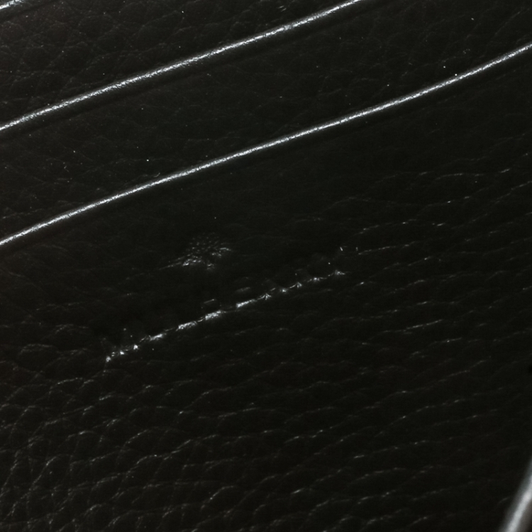 Pre Owned Mulberry Black Leather Continental Wallet