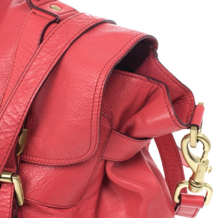 مملوكة مسبقًا Mulberry Pink Panel Alexa Leather Satchel