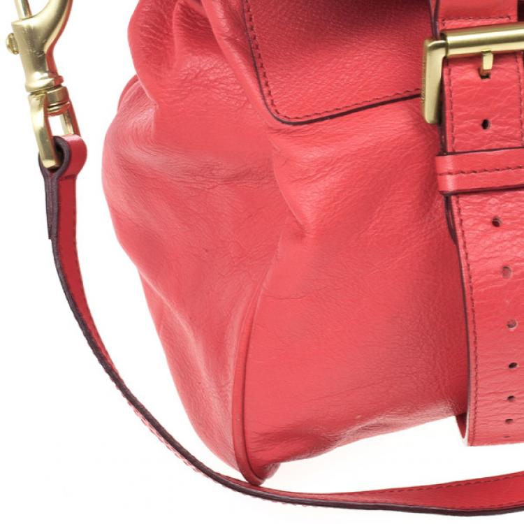 مملوكة مسبقًا Mulberry Pink Panel Alexa Leather Satchel