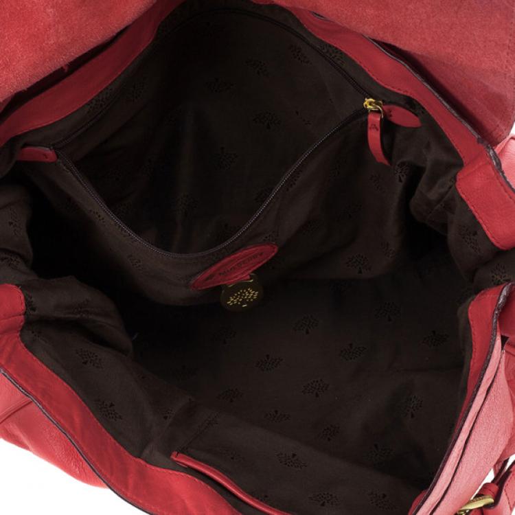 مملوكة مسبقًا Mulberry Pink Panel Alexa Leather Satchel