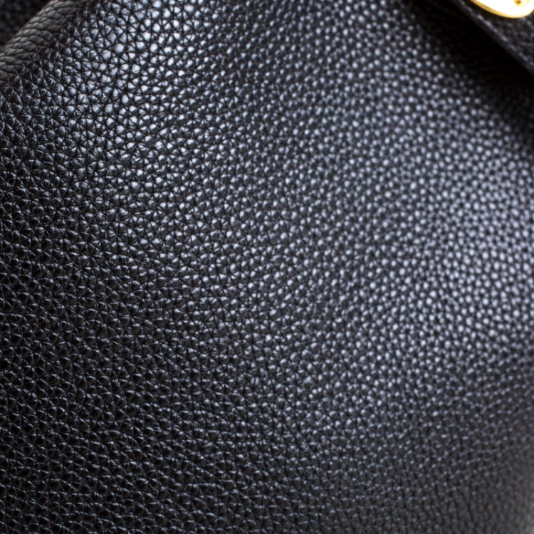 Pre Owned Mulberry Black/Brown Leather Abbey Bucket Bag