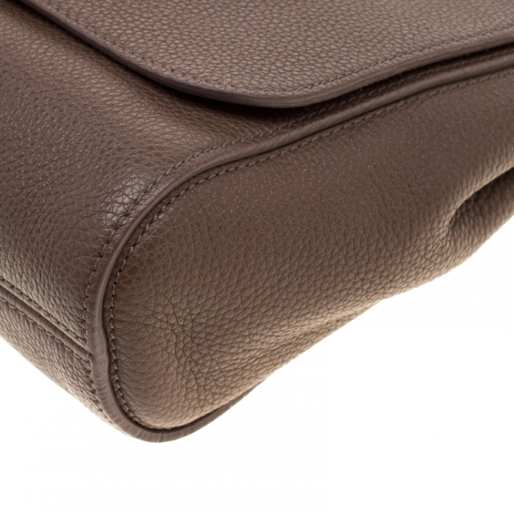 Pre Owned Mulberry Tan Leather Small Lily Shoulder Bag